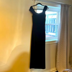 Off the shoulder black evening gown made by Laundry . Size 12